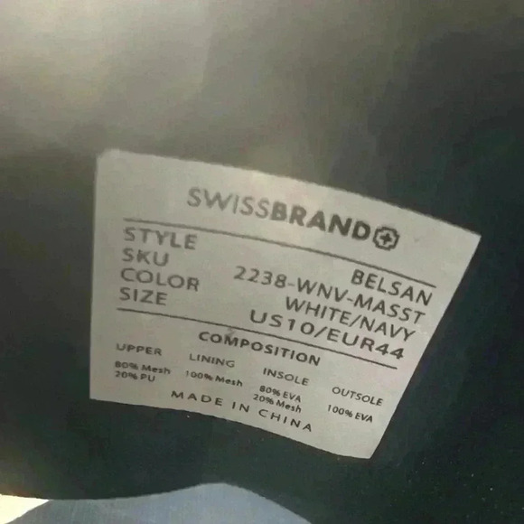 SWISS BRAND Belsan Court Shoes for Men Size 10 - Picture 8 of 9